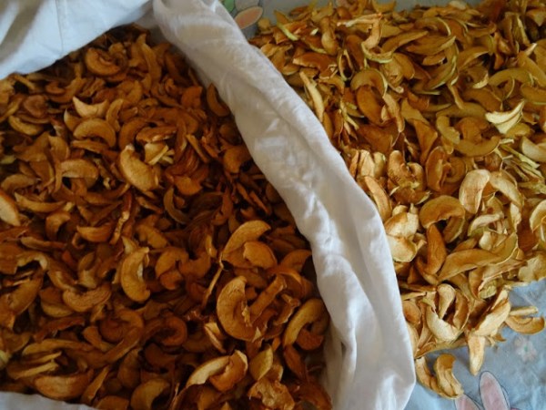 Простой способ сушки яблок