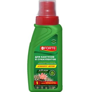 Специализированное удобрение для кактусов и суккулентов «Bona Forte»